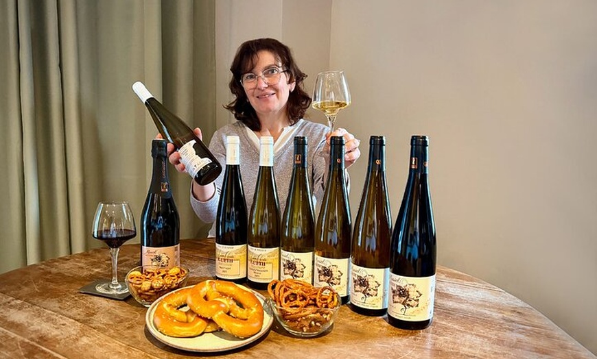Image 2: Visite de cave & dégustation de Vins d'Alsace bio au féminin