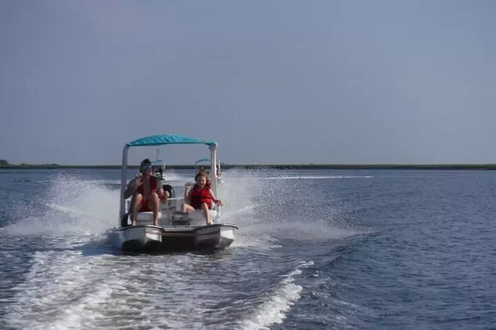 Drive your Own 2 Seat Fun Go Cat Boat on Marco Island