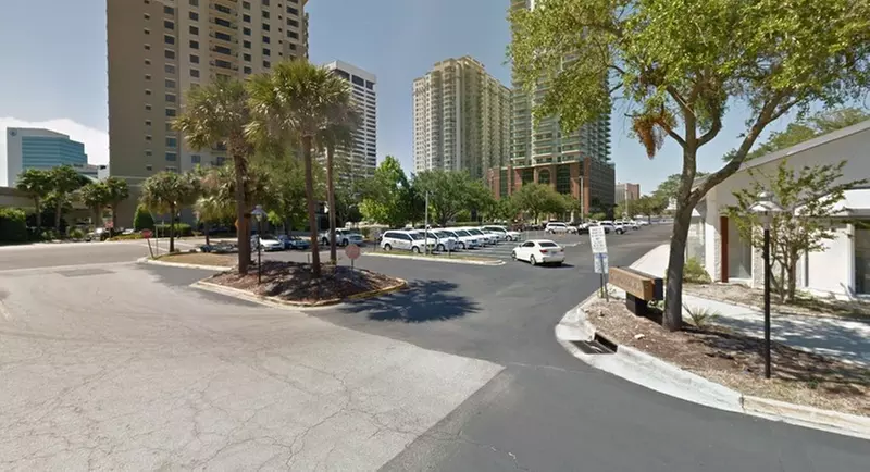 Parking at 1501 Riverplace Blvd. Lot