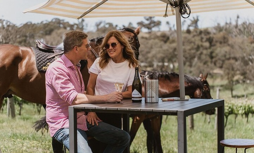 Image 6: Romantic Horse Trail Ride with Wine and Food in Adelaide Hills