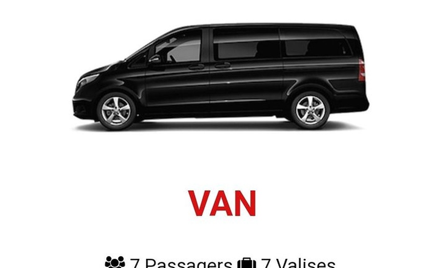 Image 1: taxi (Van) Paris Airport / Paris (6 People max )