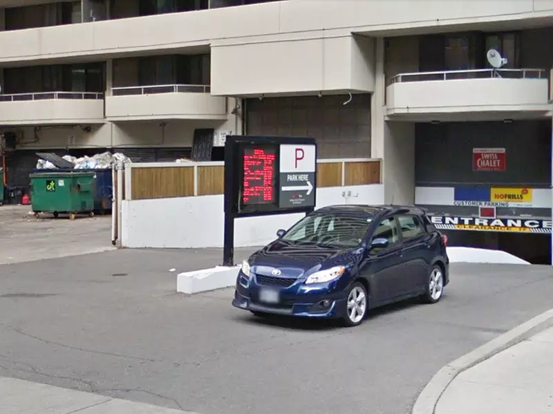 Parking at 77 Huntley St. Lot - Second Medium