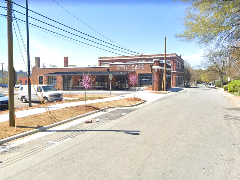 Parking at Community Matters Cafe Lot