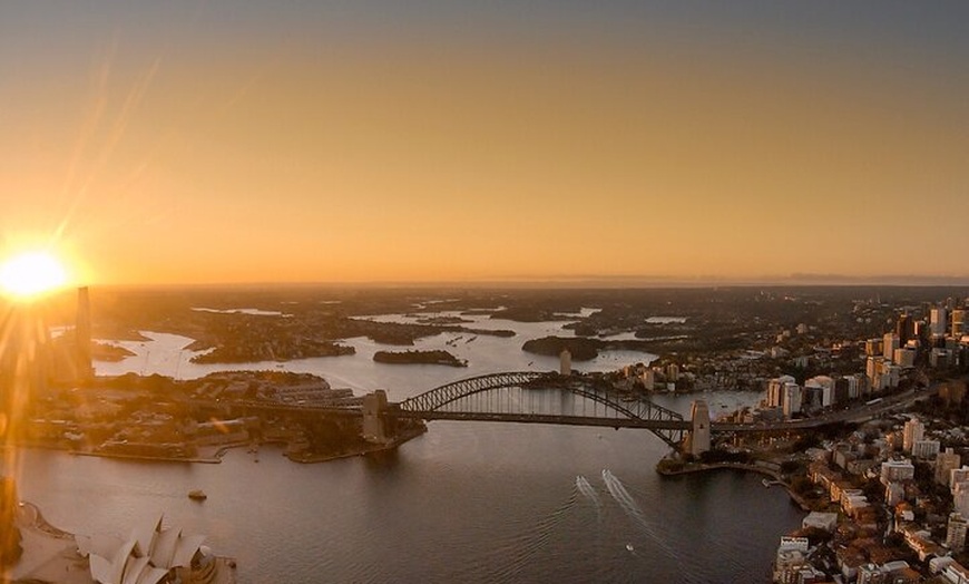 Image 4: Private Sunset Helicopter Flight Over Sydney & Beaches for 2 or 3 -...