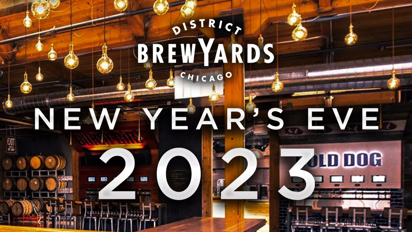 District Brew Yards New Year's Eve Party - Saturday, Dec 31, 2022 / 8:00pm - Primary Image