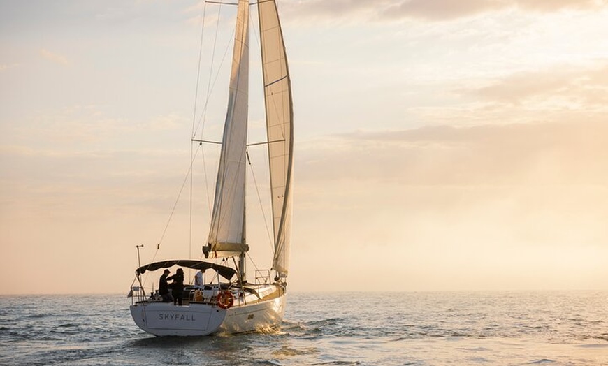 Image 7: Puesta De Sol En Un Velero De Lujo Desde Port Olimpic