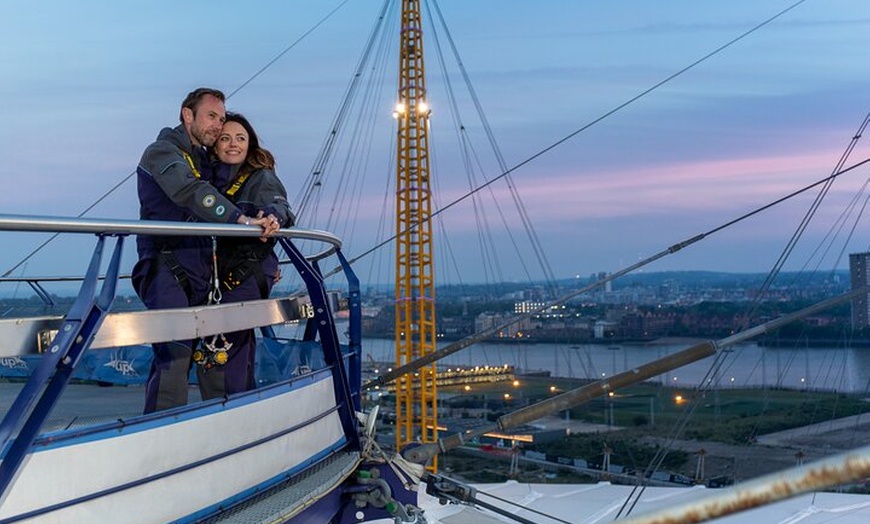 Image 5: Up at The O2 Twilight Climb