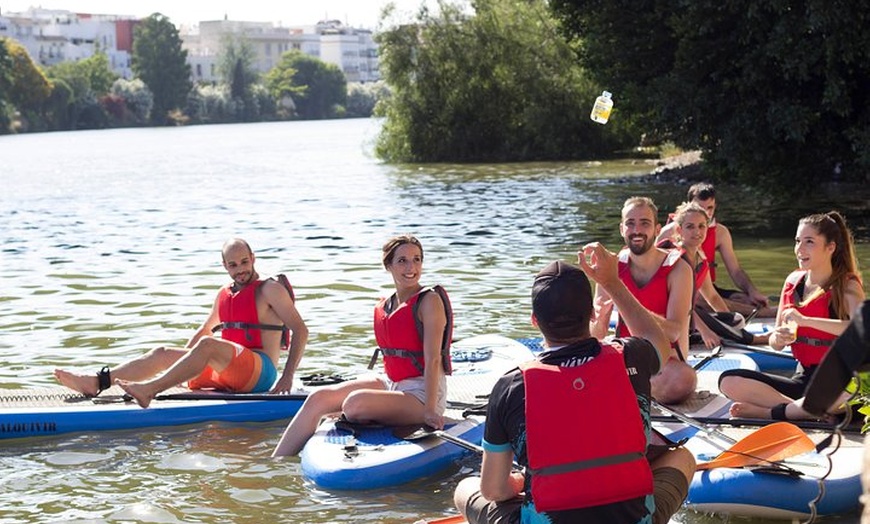 Image 3: Paddle Surf en Sevilla en el Río Guadalquivir