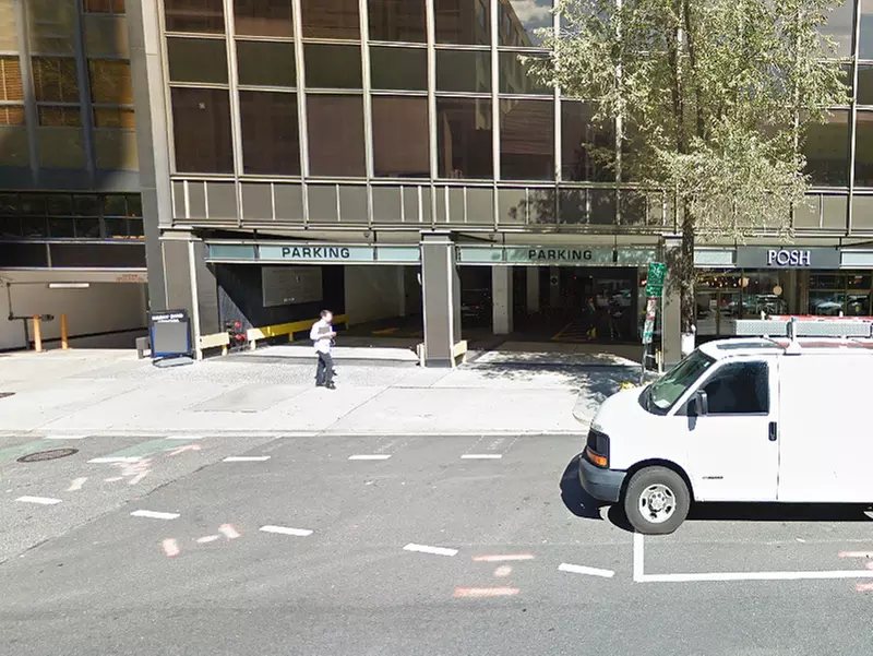 Parking at 2025 M St. NW. Garage - Valet