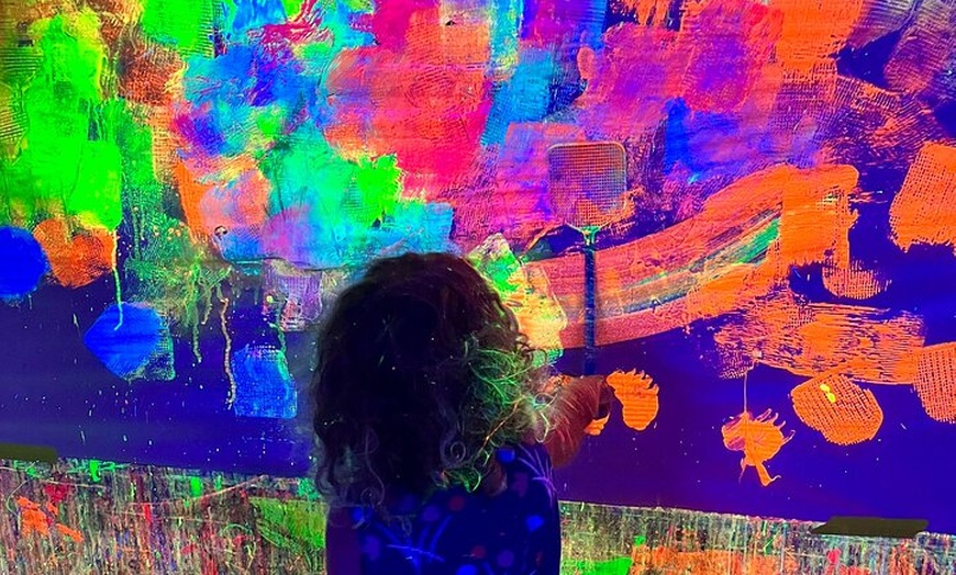 Image 11: Ultimate UV Paint Party in Maleny for Ages 18 months and above