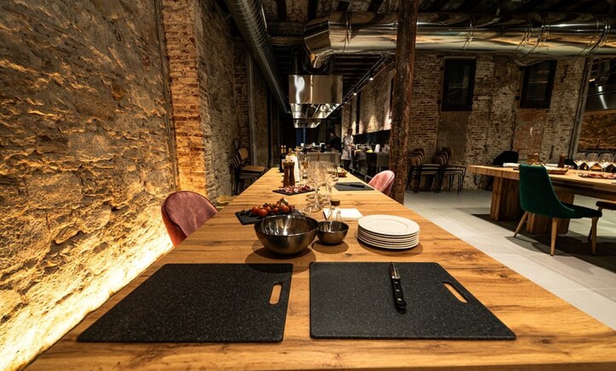 Image 24: Barcelona Paella Cooking Class &amp; Boqueria &amp; Hofmann-Trained Chefs