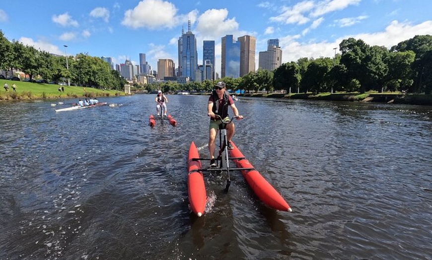 Image 1: Yarra River Waterbike Tour