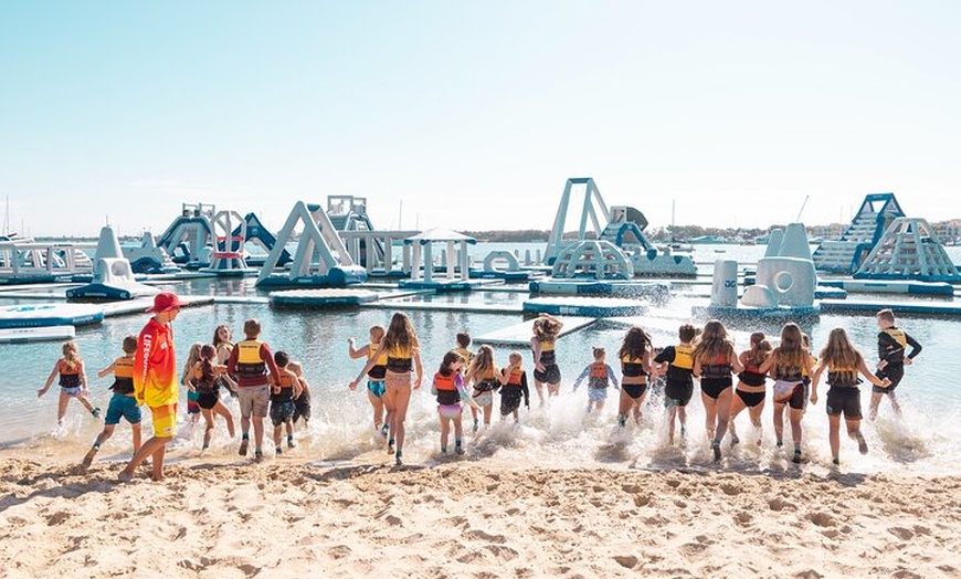 Image 4: GC Aqua Park 50 Minute Inflatable Water Park Activity, Southport