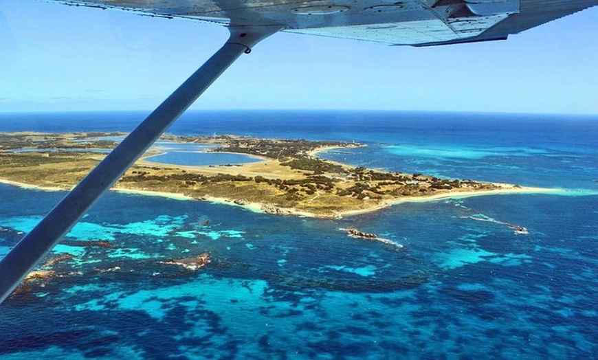 Image 1: Rottnest Island Scenic Flight or 1/2 Day stopover