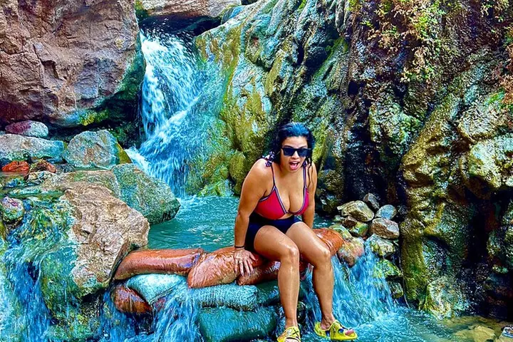 Goldstrike Hot Springs and 124 Degree Magma Heated Waterfall Hike