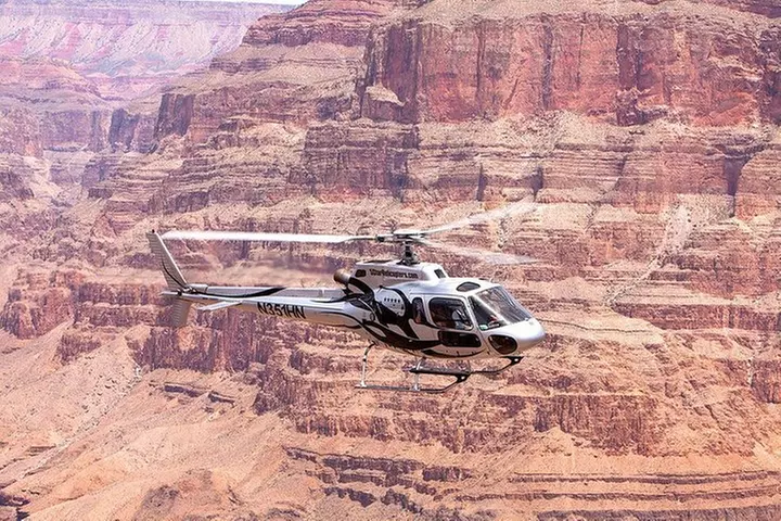 Grand Canyon Helicopter Tour and River Raft or Emerald Cave Kayak