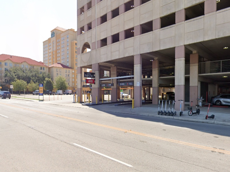 Parking at 300 E. Crockett St. Garage