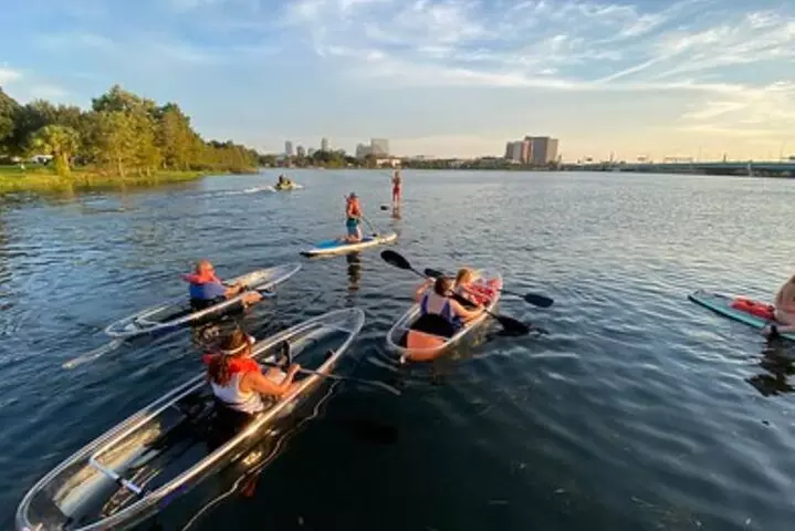 2-Hour Clear Kayak & Clear Paddleboard(SUP) Rental in Orlando - Primary Image