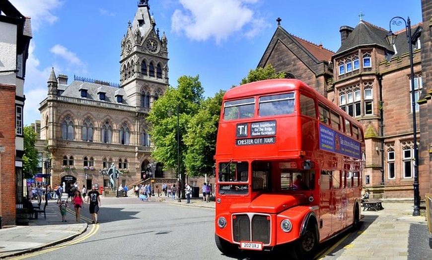 Image 1: Sightseeing Chester heritage bus tour