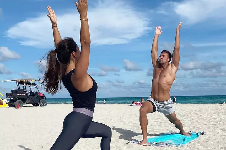 Beach Yoga Experience in Miami Beach
