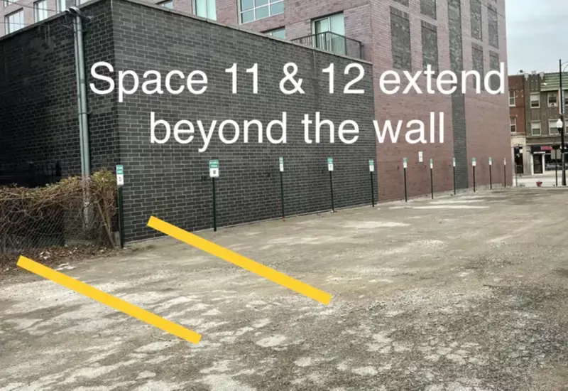 Parking at 3923 N Clarendon Ave. Lot- Spots #1-12