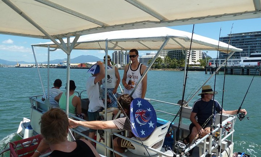 Image 1: Trinity Inlet Self-Drive Pontoon Boat Hire in Cairns