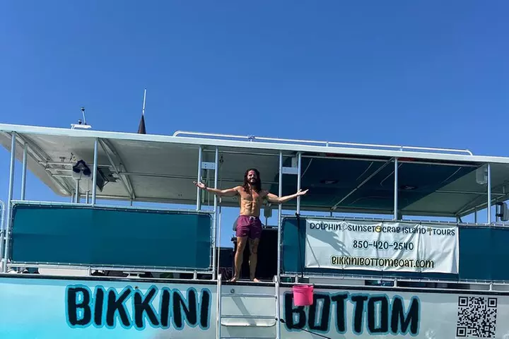 3 hour Crab Island Tour with swimming *bathrooom on board*