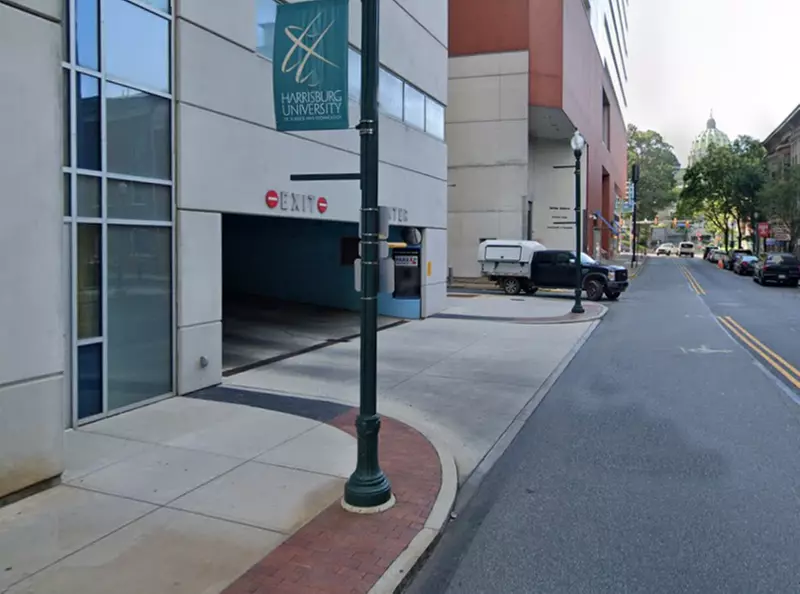 Parking at Harrisburg University Garage