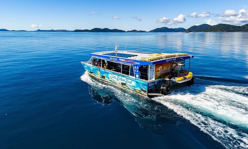 Image 1: Airlie Beach Glass Bottom Boat Tour