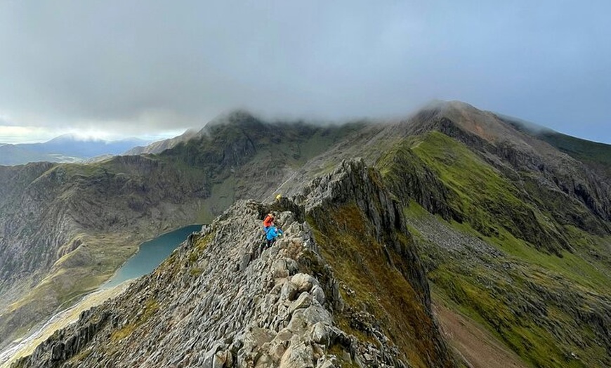 Image 4: Crib Goch and Snowdon a Guided Scramble.