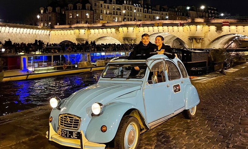 Image 9: 2 heures de Balade Privée de Nuit en Citroën 2CV à Paris