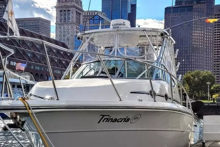 Fishing or Cruising Boston Harbor on Private Yacht Trinacria - Primary Image