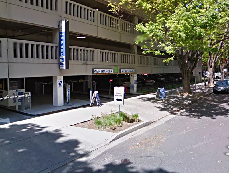 Parking at Sheraton Garage