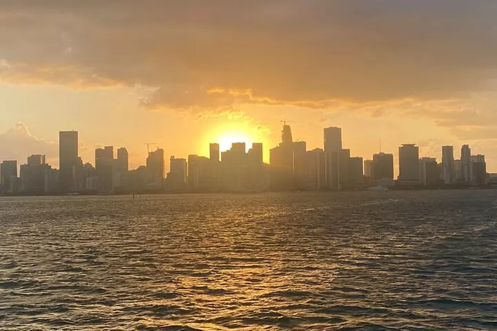 Miami: Biscayne Bay Star Island Sightseeing Cruise+Miami Skyline