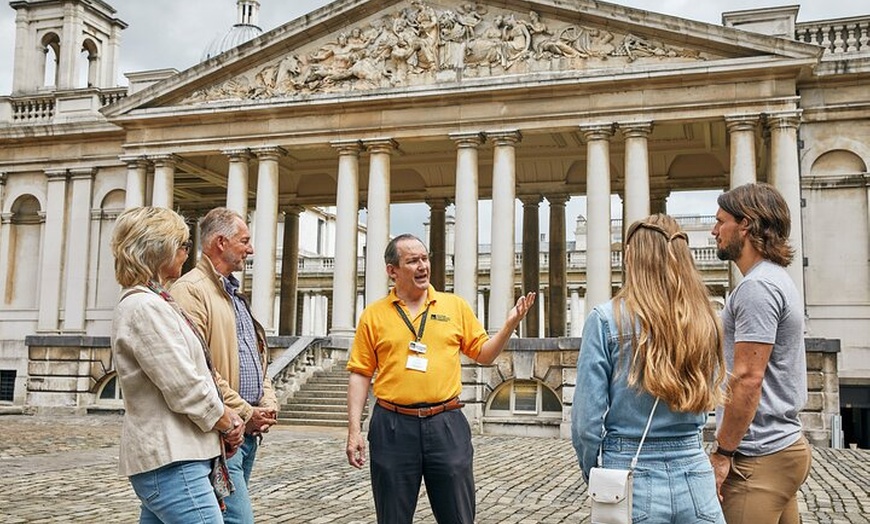 Image 5: London: Naval College + Painted Hall + Uber Boat: One Way Trip