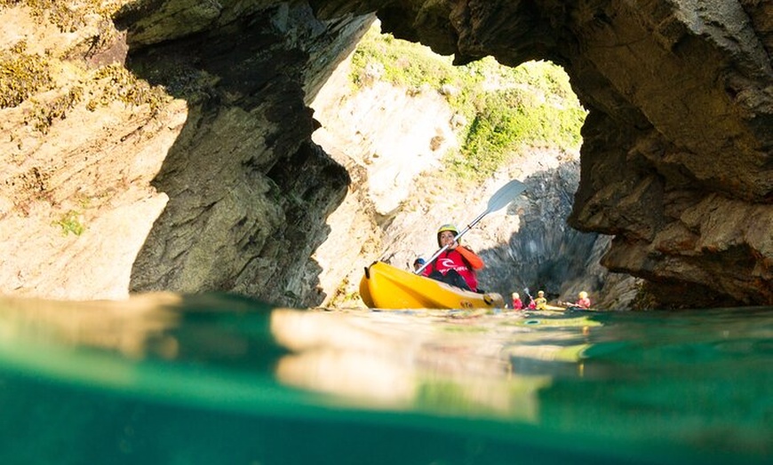 Image 2: Sea Kayak Lesson & Tour in Newquay