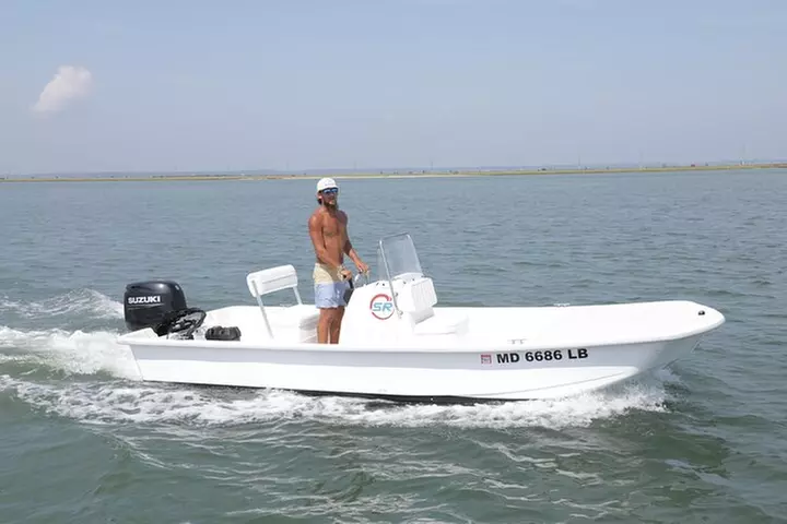 4-Hour Fishing Skiff Boat Rental in Chincoteague Island, VA - Primary Image
