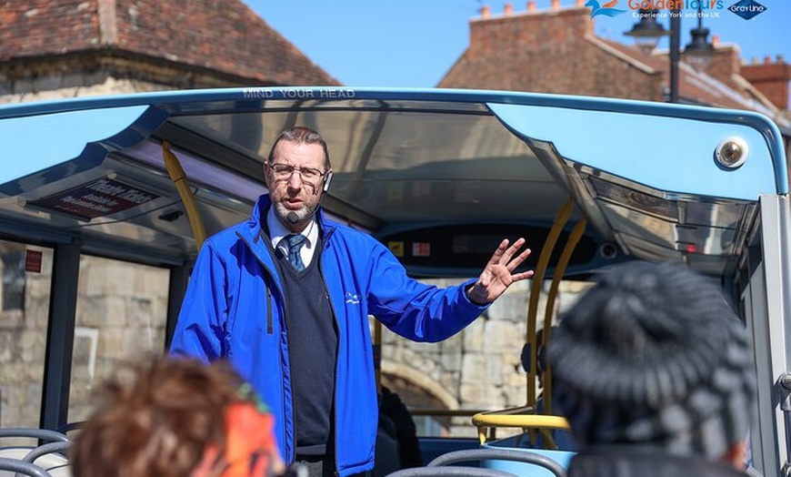 Image 24: Golden Tours York Hop-on Hop-off Open Top Bus Tour with Audio Guide