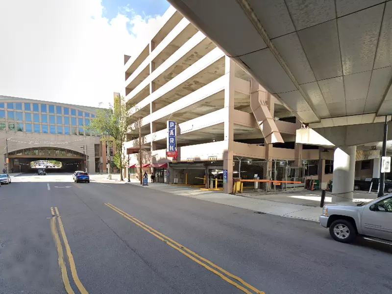 Parking at 330 W. Wells Garage