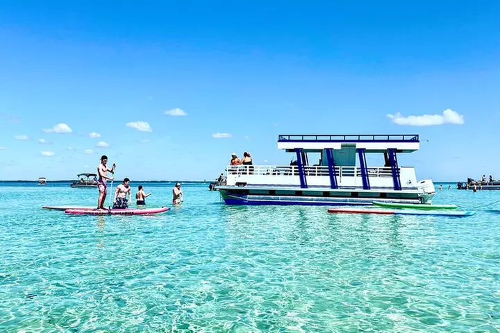 Private Chartered Pontoon Boat-Up to 16 Guests with Restroom - Primary Image