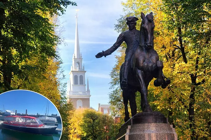 Boston Revolutionary Walking/Boat Tour; 1 if by Land, 2 if by Sea - Primary Image