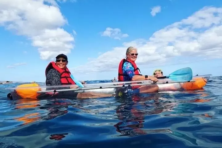 Clear Bottom Kayak and Snorkel Tour at Turtle Town, Makena