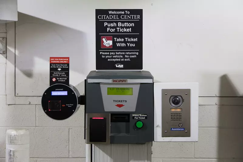 Parking at Citadel Center Garage