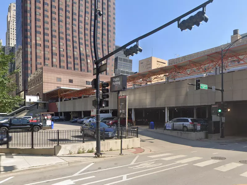 Parking at 515 S. Financial Pl. Lot - Second Medium