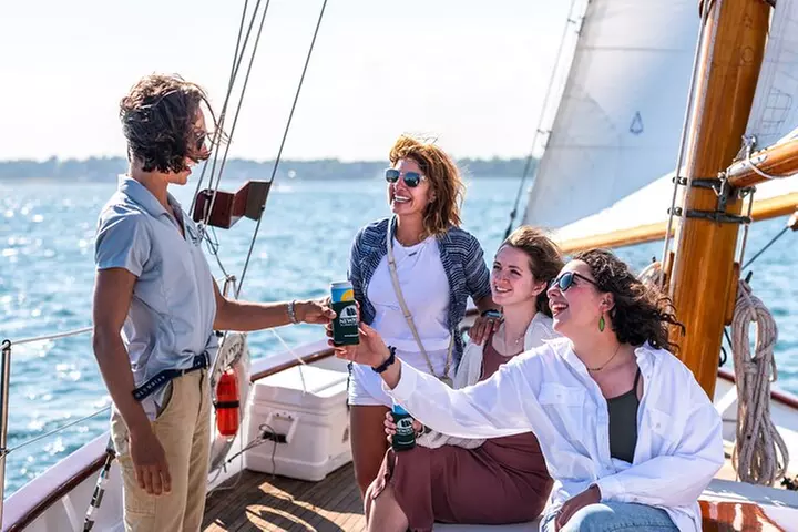 Newport Sunset Sail on Classic Sailboat