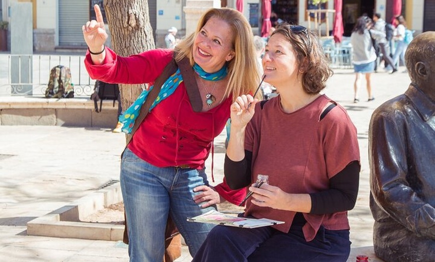 Image 6: Pinta Acuarelas en rincones de Málaga La Bella