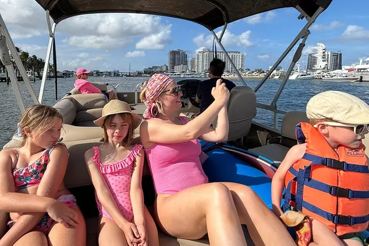 Pontoon Boat 26ft (12pp/115Hp) - Hollywood - FLL - SunBoat rental