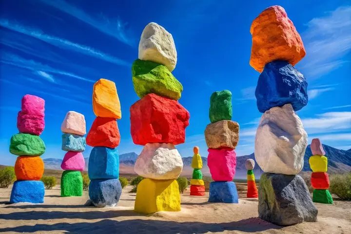 From Las Vegas Lake Mead Wildlife and Seven Magic Mountains - Primary Image