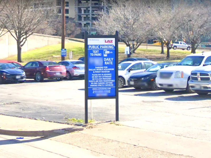 Parking at 1100 McKinney Ave. Lot