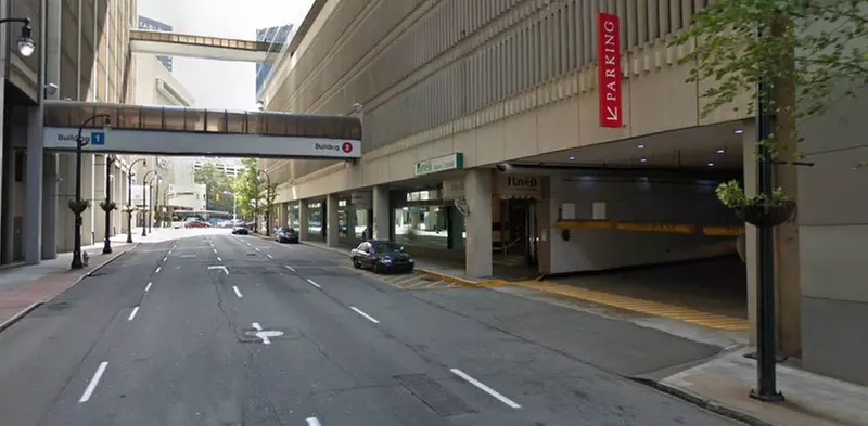 Parking at 230 Ted Turner Dr. Garage